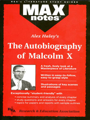 cover image of MaxNotes Literature Guides: The Autobiography of Malcolm X as Told to Alex Haley